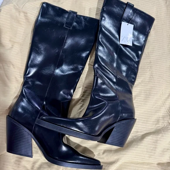 Zara Knee-High Boots - Picture 2 of 2